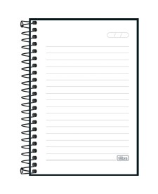 imagem de detalhe produto Caderneta Espiral Capa Flexível Organizer 80 Folhas