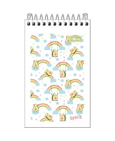 imagem principal do produto Caderneta Espiral Capa Flexível Spice 60 Folhas