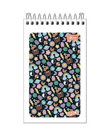 imagem principal do produto Caderneta Espiral Capa Flexível Spice 60 Folhas