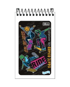 imagem principal do produto Caderneta Espiral Capa Flexível Spice Masculino 60 Folhas