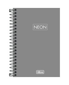 imagem principal do produto Caderneta Espiral Capa Plástica 1/8 Neon Fit Masculino 80 Folhas