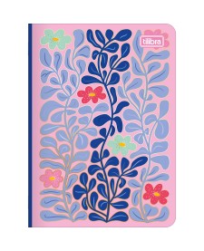 imagem principal do produto Caderneta Grampeada 1/8 Trend Floral 32 Folhas