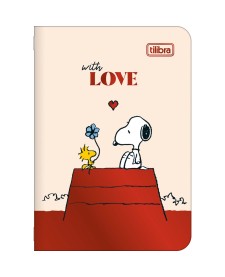imagem principal do produto Caderneta Grampeada Mini Snoopy 32 Folhas