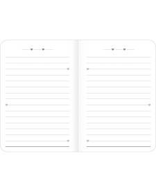 imagem de detalhe produto Caderneta Grampeada Mini Trend Encanto 32 Folhas