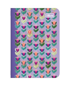 imagem principal do produto Caderneta Grampeada Mini Trend Floral 32 Folhas
