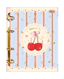imagem principal do produto Caderno Argolado Cartonado Colegial Amarena 80 Folhas