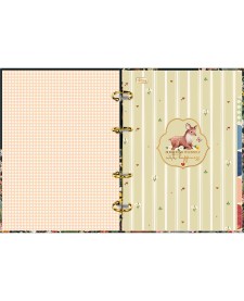 imagem de detalhe produto Caderno Argolado Cartonado Colegial Loveland 80 Folhas