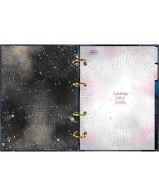 imagem de detalhe produto Caderno Argolado Cartonado Colegial Magic 80 Folhas