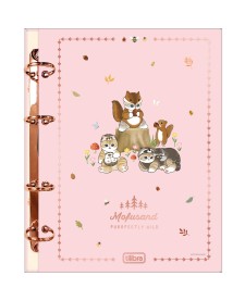 imagem principal do produto Caderno Argolado Cartonado Colegial Mofusand 80 Folhas