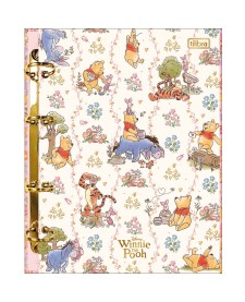 imagem principal do produto Caderno Argolado Cartonado Colegial Pooh 80 Folhas