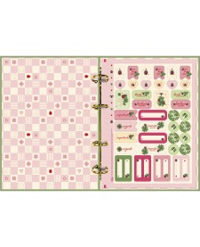 imagem de detalhe produto Caderno Argolado Cartonado Colegial Scarlet 80 Folhas
