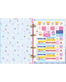 imagem de detalhe produto Caderno Argolado Cartonado Colegial Seamalfi 80 Folhas