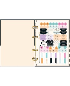 imagem de detalhe produto Caderno Argolado Cartonado Colegial West Village 80 Folhas