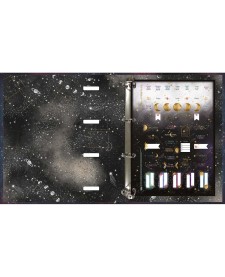 imagem de detalhe produto Caderno Argolado Cartonado Universitário com Elástico Magic 80 Folhas