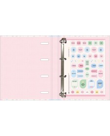 imagem de detalhe produto Caderno Argolado Cartonado Universitário com Elástico Soho 48 Folhas