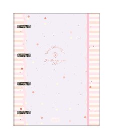 imagem principal do produto Caderno Argolado Cartonado Universitário com Elástico Soho 48 Folhas