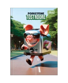 imagem principal do produto Caderno Brochura Capa Dura 1/4 4-Fun 80 Folhas