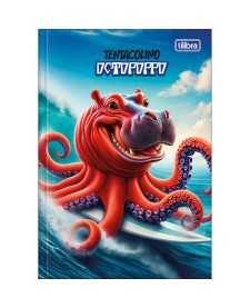 imagem principal do produto Caderno Brochura Capa Dura 1/4 4-Fun 80 Folhas