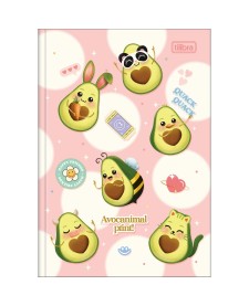 imagem principal do produto Caderno Brochura Capa Dura 1/4 Abacute 80 Folhas