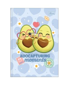 imagem principal do produto Caderno Brochura Capa Dura 1/4 Abacute 80 Folhas