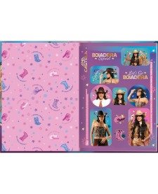 imagem de detalhe produto Caderno Brochura Capa Dura 1/4 Ana Castela 80 Folhas