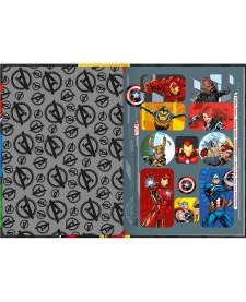 imagem de detalhe produto Caderno Brochura Capa Dura 1/4 Avengers 48 Folhas