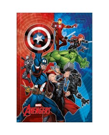 imagem principal do produto Caderno Brochura Capa Dura 1/4 Avengers 48 Folhas