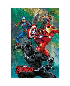 imagem principal do produto Caderno Brochura Capa Dura 1/4 Avengers 48 Folhas