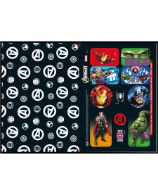 imagem de detalhe produto Caderno Brochura Capa Dura 1/4 Avengers 80 Folhas