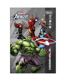 imagem principal do produto Caderno Brochura Capa Dura 1/4 Avengers 80 Folhas