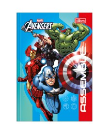 imagem principal do produto Caderno Brochura Capa Dura 1/4 Avengers 80 Folhas