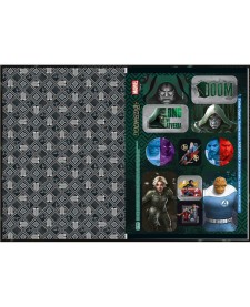 imagem de detalhe produto Caderno Brochura Capa Dura 1/4 Avengers Doomsday 80 Folhas