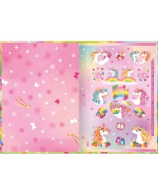 imagem de detalhe produto Caderno Brochura Capa Dura 1/4 Blink 48 Folhas