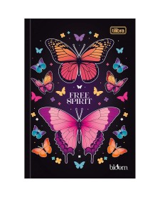 imagem principal do produto Caderno Brochura Capa Dura 1/4 Bloom 80 Folhas