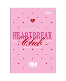 imagem principal do produto Caderno Brochura Capa Dura 1/4 Bold One Feminino 80 Folhas