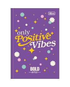 imagem principal do produto Caderno Brochura Capa Dura 1/4 Bold One Feminino 80 Folhas