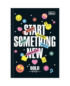 imagem principal do produto Caderno Brochura Capa Dura 1/4 Bold One Feminino 80 Folhas