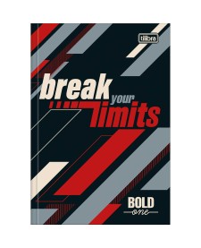 imagem principal do produto Caderno Brochura Capa Dura 1/4 Bold One Masculino 80 Folhas