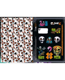 imagem de detalhe produto Caderno Brochura Capa Dura 1/4 Bone Z 80 Folhas