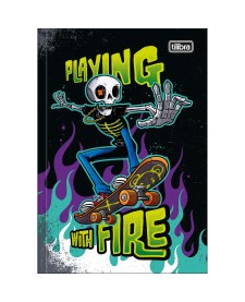 imagem principal do produto Caderno Brochura Capa Dura 1/4 Bone Z 80 Folhas