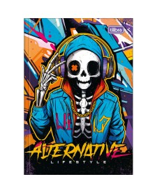 imagem principal do produto Caderno Brochura Capa Dura 1/4 Bone Z 80 Folhas