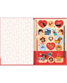 imagem de detalhe produto Caderno Brochura Capa Dura 1/4 Brownie 80 Folhas