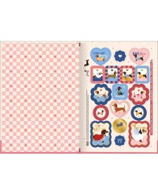 imagem de detalhe produto Caderno Brochura Capa Dura 1/4 Brownie 80 Folhas
