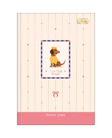 imagem principal do produto Caderno Brochura Capa Dura 1/4 Brownie 80 Folhas