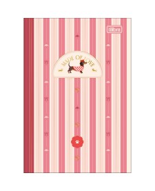 imagem principal do produto Caderno Brochura Capa Dura 1/4 Brownie 80 Folhas