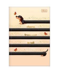 imagem principal do produto Caderno Brochura Capa Dura 1/4 Brownie 80 Folhas