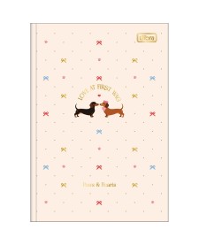 imagem principal do produto Caderno Brochura Capa Dura 1/4 Brownie 80 Folhas