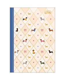 imagem principal do produto Caderno Brochura Capa Dura 1/4 Brownie 80 Folhas