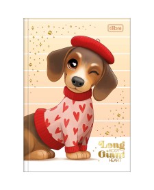 imagem principal do produto Caderno Brochura Capa Dura 1/4 Brownie 80 Folhas