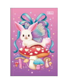 imagem principal do produto Caderno Brochura Capa Dura 1/4 Bunnyfly 80 Folhas